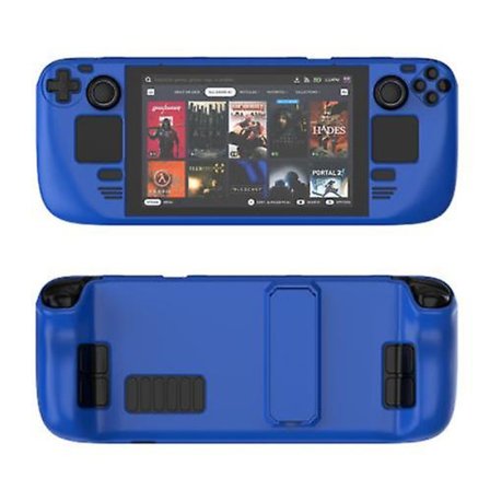 Beskyttende etui med kickstand til Steam Deck - Hård PC militær beskyttelsescover kompatibel med Steam Deck