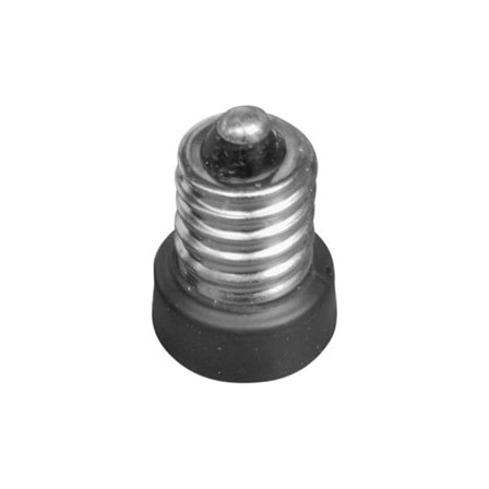 10 STK. E14 til E12 Lysfatningslampeholder SORT