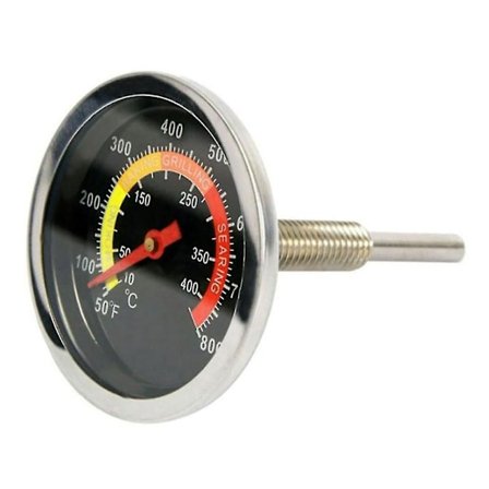 2 st BBQ Grill Temperaturmätare Kol Grill Termometer Rök Grill Termometer BBQ Temp Mätare
