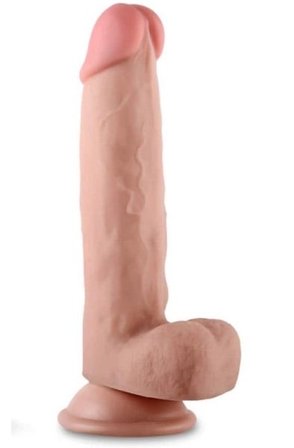 Sliding Skin Dildo 20 cm - Vuxen.dk: For hende
