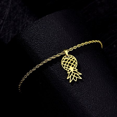 Ananasfotlänk upp och ner - Ananas Swinger-ankelarmband upp och ner