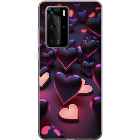 Kompatibel Mobilcover til Huawei Huawei P40 Pro Midnatshjerter
