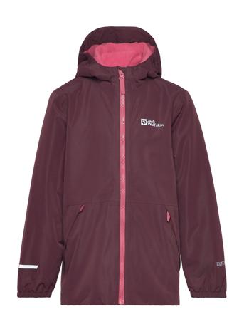 Snowy Days Jacket K Outerwear Jackets & Coats Winter Jackets Burgunder Jack Wolfskin*Betinget Tilbud