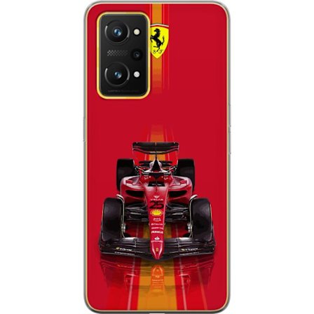 Yhteensopiva Puhelinkuori Realme Realme GT Neo 3T Ferrari Formula 1 -auto ikonisessa punaisessa muotoilussa urheilullisella tarkkuudella