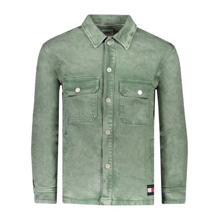 Tommy Hilfiger, Them Groen, Heren, Maat:L,Katoen