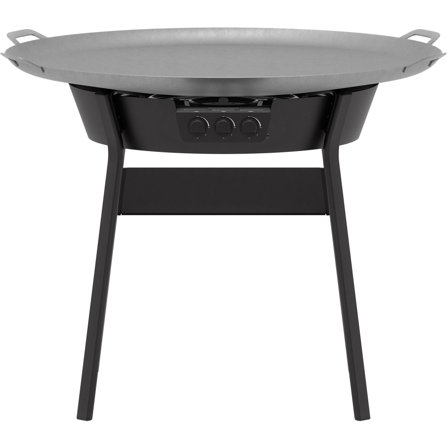 Muurikka Stekeplatesett med gassbrenner LL Svart 120 cm