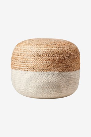 Affari of Sweden - Puf Juni - Beige - Fodskamler & puffer - Fra Homeroom