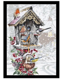 Stickpackung Bild Vogelhaus