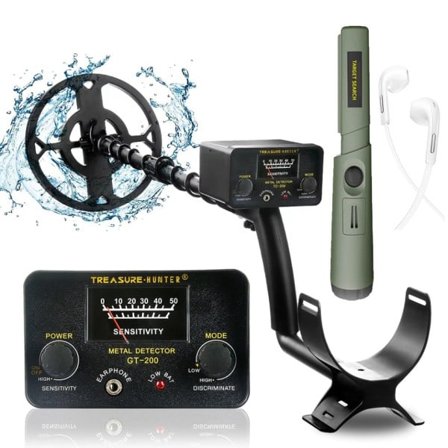 Ammattimainen maanalainen metalli ilmaisin vedenpitävä tarkistus aarre hakuun kulta piiri johto rauta ilmaisin