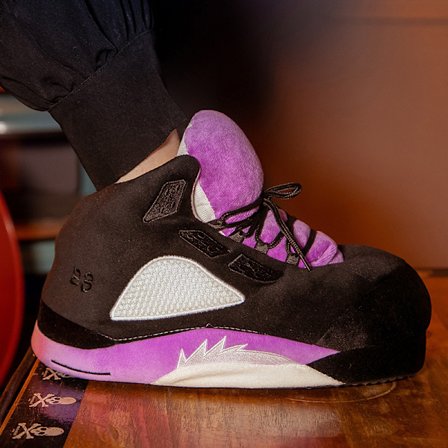 Aj Bomullstofflor, vinter inomhus utomhus tofflor y A5 lila [3-45] [3-45]