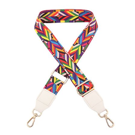 Väska axelrem med leopardmönster 3,8 cm bred