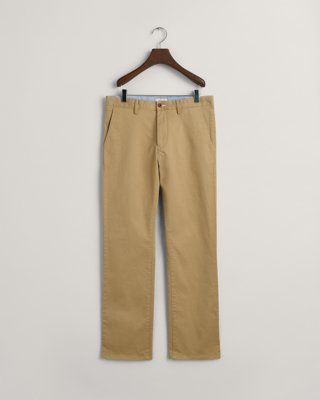 GANT - Chinos i normal passform til gutter til herre dark khaki