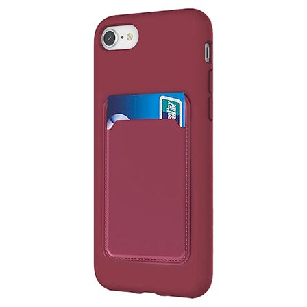 Skal med Kortfack - iPhone 8