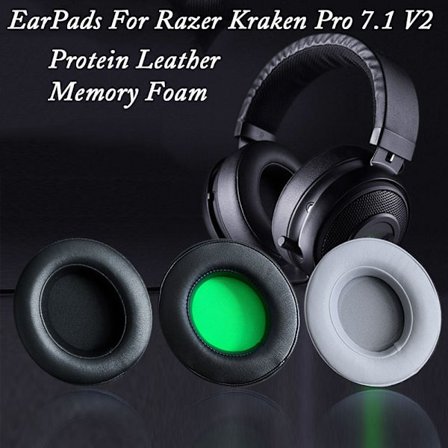 Mordely Ersättande öronkuddar för Razer Kraken Pro V2