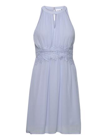 Vimilina Halterneck Dress/Su - Dresses Party Dresses Blå Vila*Betinget Tilbud