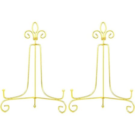 10 tommer guld staffeli pladeholder dekorative display standere til Ph