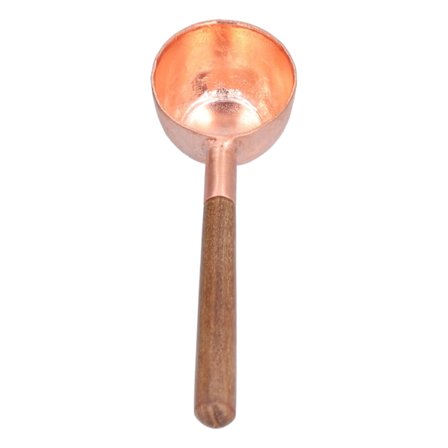 Kaffeskje i kobber Måleskje for kaffebønner Te Sukker Krydder Hjemmebarbruk
