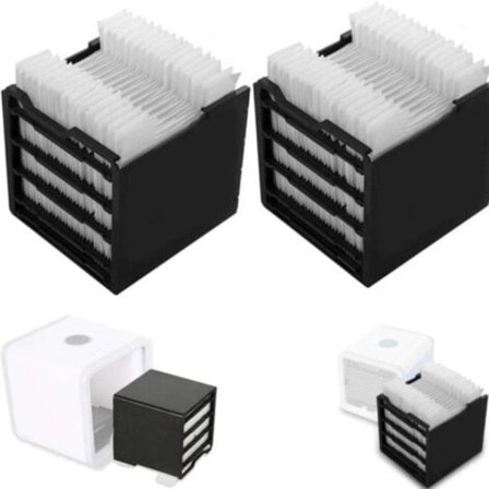 2 Udskiftningsfiltre, Udskiftningsfilter Kompatibelt med Arctic Air Personal Air Cooler, Specielt Udskiftningsfilter Kompatibelt med Arctic Air USB A