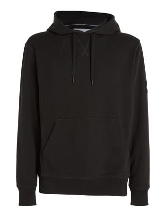 Badge Hoodie Tops Sweat-shirts & Hoodies Hoodies Black Calvin Klein Jeans