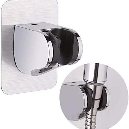 Handduschhållare. Ingen borrning, inget lim. Vinkeljusterbar