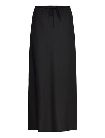 Long Skirt With Adjustable Bow Black Mango