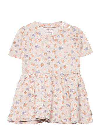Dis - Dress Dresses & Skirts Dresses Baby Dresses Short-sleeved Baby Dresses Monivärinen/Kuvioitu Hust & Claire