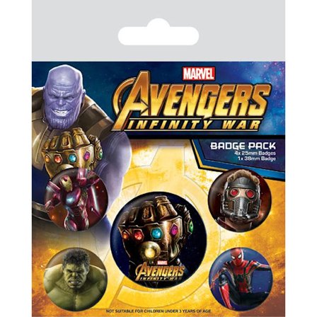 Badge Pack - Avengers: Infinity War (Infinity Gauntlet)