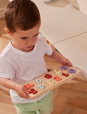 Kid's Concept Number Puzzle 1-10 - Multi/patterned - ONE SIZE