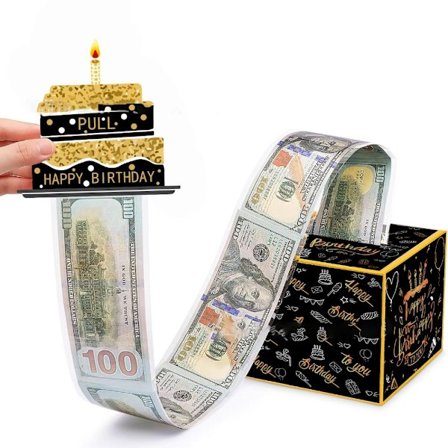 Födelsedag Money Pulling Box Cash Pull Presentboxar 2 2