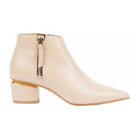 Albano Ankle Laarzen , Beige , Dames , Maat: 39 EU Enkellaarsjes