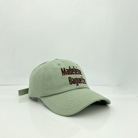 Hatt Dame Alfabet Broderi Myk Topp Vår Sommer Høst