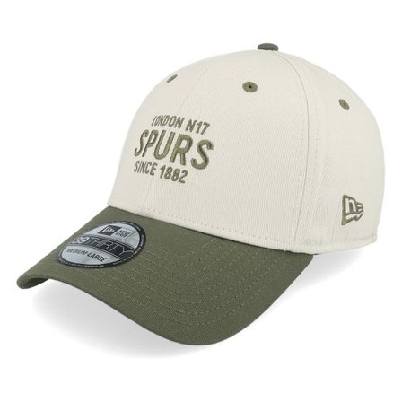 New Era - NBA Beige adjustable Keps - San Antonio Spurs Contrast Visor 39THIRTY Stone/Olive Adjustable @ Hatstore