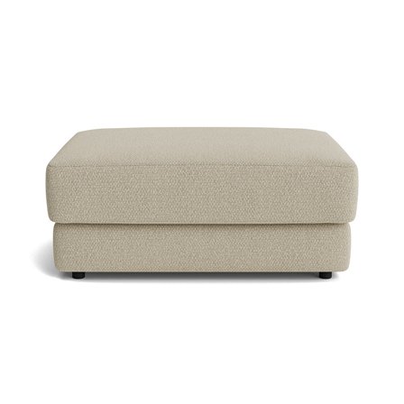 Sevilla puf - Nordic Mørk Beige - 100x80x43 - Sofa