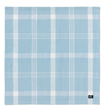 Lexington Stoffserviett Checked resirkulert-bomull Himmelblå-Hvit