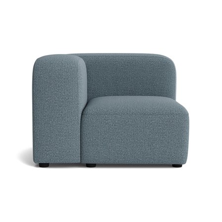 Milo hjørnemodul, venstrevendt - Nordic Blå - 100x100x72 - Sofa