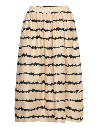 Poemmd Print Skirt Knälång Kjol Multi/mönstrad Modström