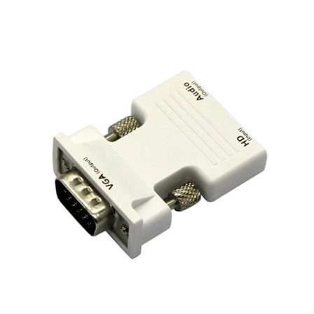 HDMI-kompatibel til VGA-konverter med 3,5 mm lydkabel for PC-bærbar PC-TV [DB]