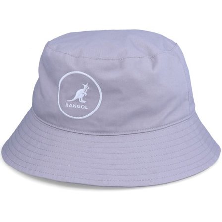 Kangol - Grå bucket Hatt - Cotton Light Grey Bucket @ Hatstore