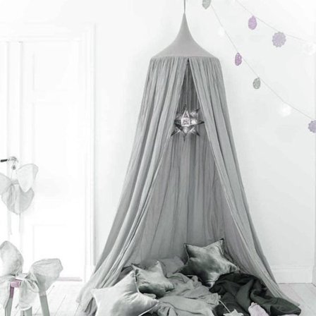 Baby Baldakin Sänghimmel, Bomullsmyggnät, Baby Lek- och Läs Tält, Sovrums Dekoration