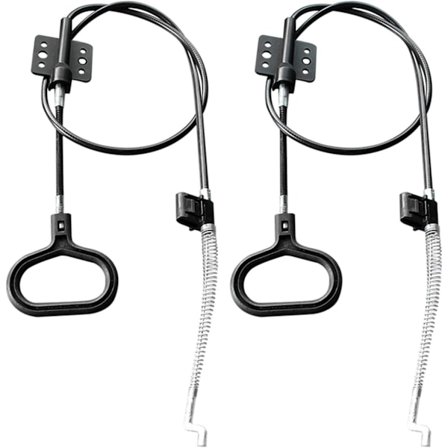 Håndtak Recliner Trekk Kabel Fjær, Recliner Reservedeler Sofa Pålitelig Utgivelse Trekk Kabler D-Ring Håndtak(Svart/2 stk)
