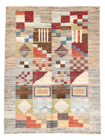 178X237 Dywan Moroccan Berber - Afghanistan Nowoczesny Beżowy/Pomarańczowy (Wełna, Afganistan) Carpetvista