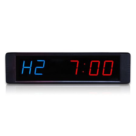 1" digital gym training timer clock wall LED stopwatch countdown interval timer