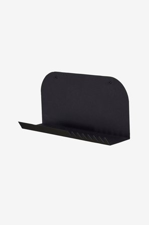 Hanah Home - Koristeellinen metallinen seinähylly Samu - Musta - Seinähyllyköt - - Homeroom