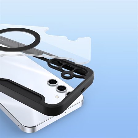 Dux Ducis Skin X Pro-fodral för Samsung Galaxy S25+ med MagSafe och plånbok - svart