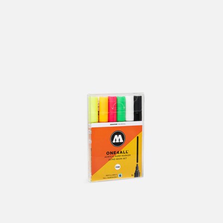 Molotow ONE4ALL 227 HS Neon Set 6 pz