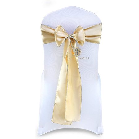 Cover Bågar Rosett Bröllopsband Stolar Ryggslips för evenemang och festdekoration (pack om 50) - Aubergine