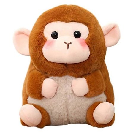 Kanin Pingvin Ape Ku Elefant Sittende Tykk Dyredokke Plysjleketøy Skogsdokke