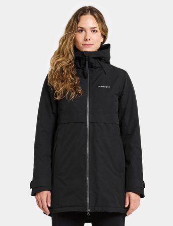 Didriksons Helle Wns Parka 6 - Black - 36