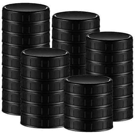 Glaslåg Plastik Opbevaringslåg med Gummitætning Erstatnings Plastiklåg til Glas Konserveringsglas og Mo (FMY)