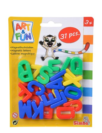 Art & Fun Magnetic Capital Letters Patterned Simba Toys